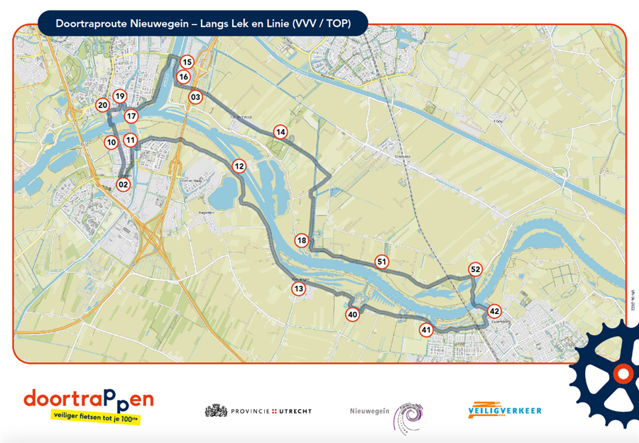 Message Doortraproutes: heerlijk rustig fietsen in en rond Nieuwegein bekijken